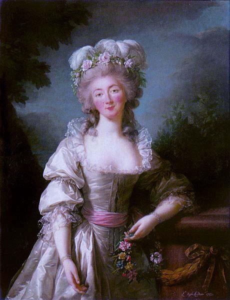 elisabeth vigee-lebrun Portrait of Madame du Barry oil painting image